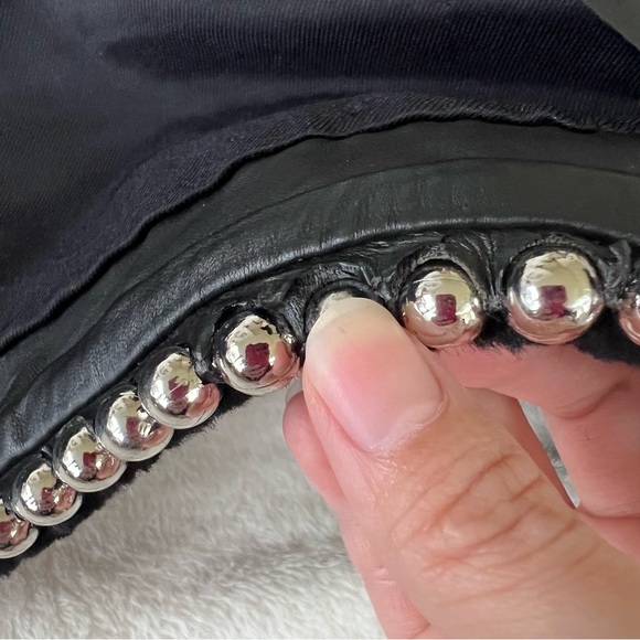 ✨HP✨NWOT Alexander Wang Embellished Shearling Coat - Picture 10 of 10